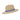 Panama Hat  - Thin Navy & White Stripe