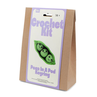 Crochet Keyring Kit - Peas In A Pod