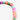 Mother of Pearl Heart Bracelet - Rainbow