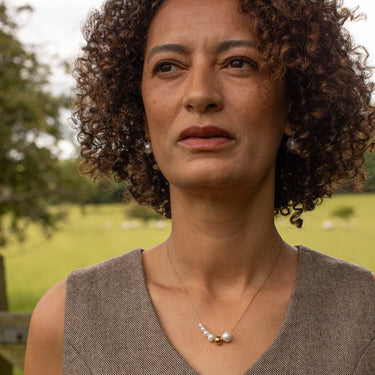 Ashford Multi Ball Necklace - Gold