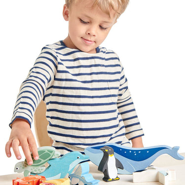 Tender Leaf Coastal Animals - Whale