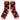 Women's Lambswool Ankle Socks - Squirrel Plum