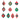 Baubles Sewn Garland
