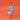 Boob Leather Key Fob - Turquoise