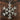 Silver Glass Beaded Snowflake - Large