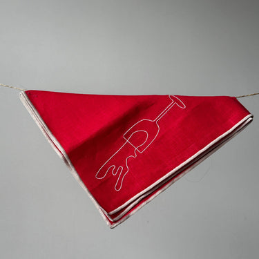 Linen Blend Napkins - Wine