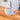 Patterned Cappuccino Tea Cup - Blue Orange