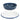 Round Enamel Soap Dish - Petrol Blue