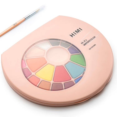 Solid Watercolour - Pink (24 Shades)