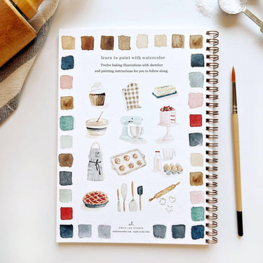 Watercolour workbook - Baking