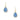Ava Earrings - Blue Jade