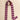 Merino Wool Skinny Scarf - Burgundy Harlequin