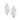 Mini Cheyenne Earrings - Silver