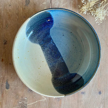 Ceramic Serving Bowl - Sea Foam