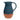 Sintra Glazed Terracotta Jug - Ink Blue: Blue