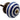 Stripe Door Knob and Handle - Dark Blue