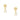 Misha Earrings - Gold