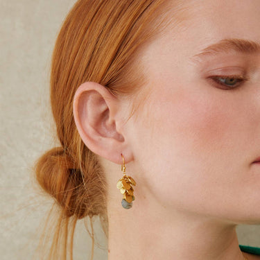 Winona Earrings - Labradorite