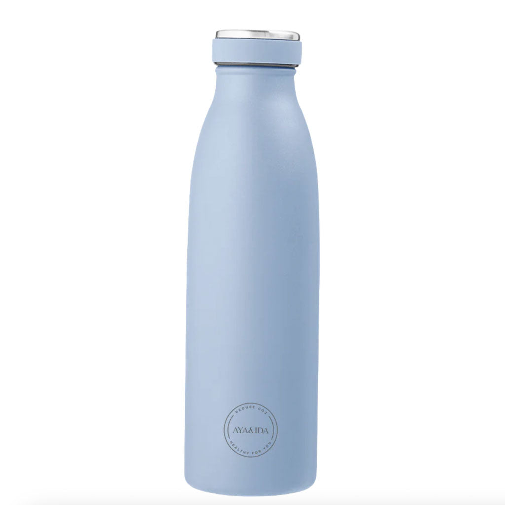 Aya&ida Drinking Bottle 500ml - Powder Blue – Janet Bell Gallery 