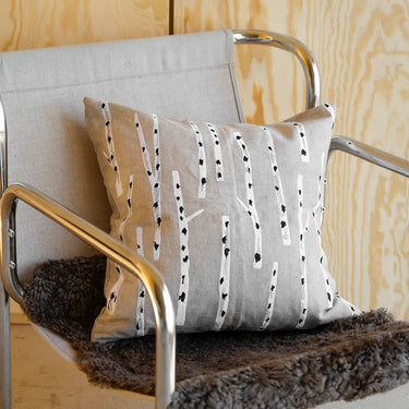 Cushion with Insert - Embroidered Birch