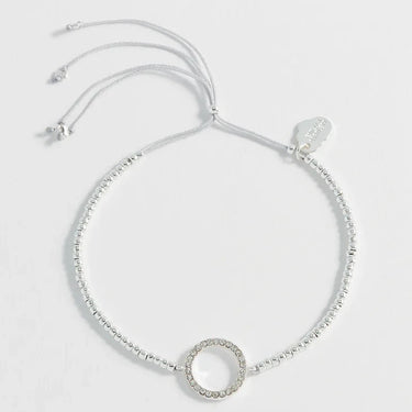 Louise CZ Circle Silver Bracelet