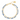 Pearl and Blue Aventurine Duo Bracelet - Gold