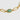 Green Aventurine Cabochon Chain Bracelet - Gold