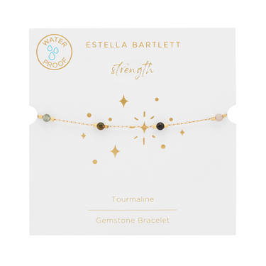 Wellness Paperlink Gemstone Bracelet - Tourmaline