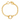 Molten Ring Pave Bracelet - Gold