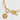 CZ Sunburst T-Bar Bracelet - Gold