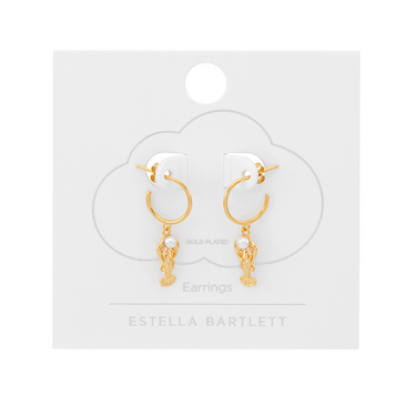 Hoop Earrings - Lobster Charm