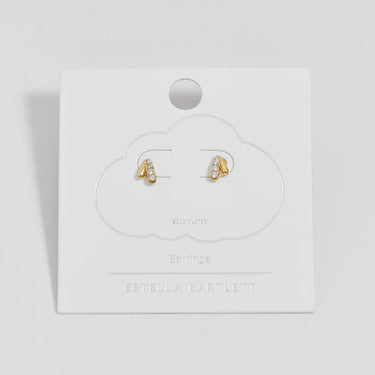 CZ Teardrop Studs