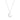 Three Stone Moon Necklace - Silver Plated
