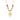 Flower Bead And Chain Necklace