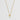 Square Baroque Pearl T Bar Necklace