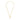 Square Baroque Pearl T Bar Necklace