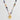 Multi-Gemstone Heart and Pebble T-Bar Necklace