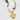 Multi-Gemstone Heart and Pebble T-Bar Necklace