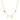 Multi CZ Pearl Drop Necklace - Gold