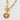 CZ Sunburst Pendant - Gold