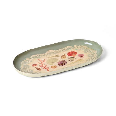 Oval Enamel Tray - Specimens of the Sea