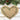 Single Natural Jute Heart Placemat - Christmas