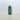 Glass Bottle - Tall Ribbed Green (13.2cm)