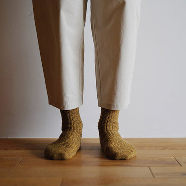 Wool Socks - Boot Mustard