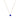 Simple Bronze & Blue Pod Pendant