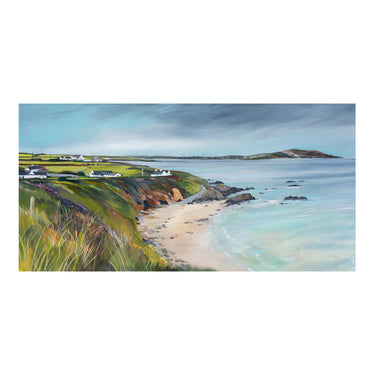 SALE - Porth Swtan and the Breakwater - XL Canvas