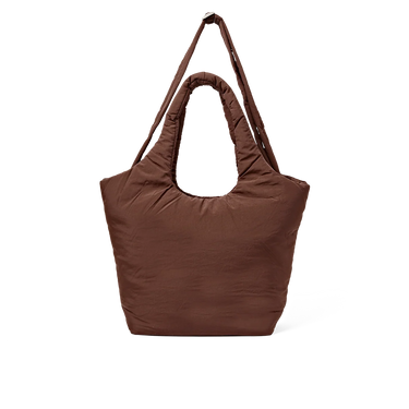Oxford Shoulder Bag - Chocolate Taslon