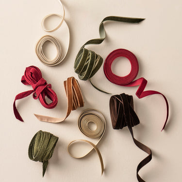 Velvet Ribbon Spool - 10m Bordeaux