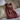 Cotton Velvet & Linen Hot Water Bottle - Pomegranate