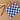 Marie Purse - Ecru / Navy Blue Check Board